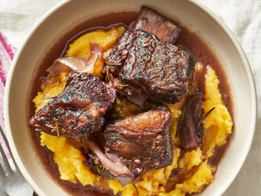 US Certified (USDA) Premium Black Angus Short Rib Cubes | Braised Short Ribs in the Oven | Meat Delivery