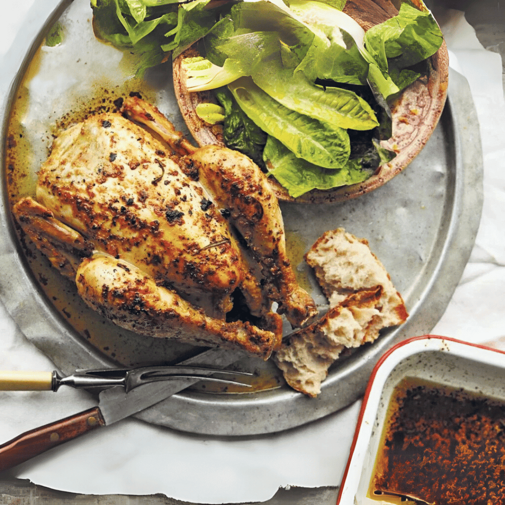 How To Prepare Italian Roast Chicken With Rosemary, Anchovy, Garlic And Lemon Butter? | Aussie Meat Meat Delivery Online Butcher BBQ Grills Wine