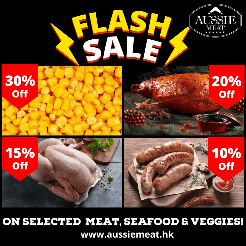 NEW FLASH SALE COLLECTION ON SELECTED MEAT, SEAFOOD & VEGGIES UP TO 30% OFF! 😍😍🌈🌈