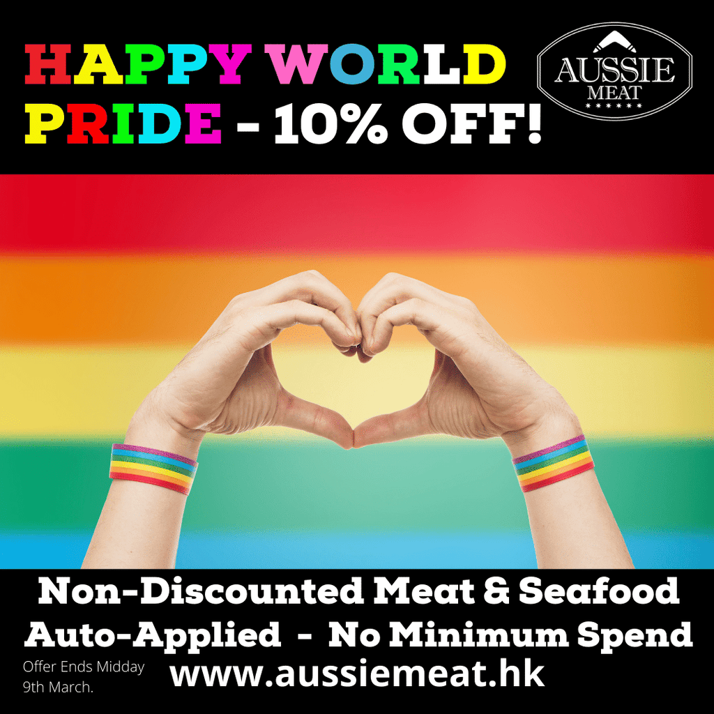 Happy World Pride to All Our LGBTQ 🌈🌈 Friends Around the World.  We Celebrate With You With A 10% Off On Non-Discounted Meat and Seafood! 😍😍🌈🌈