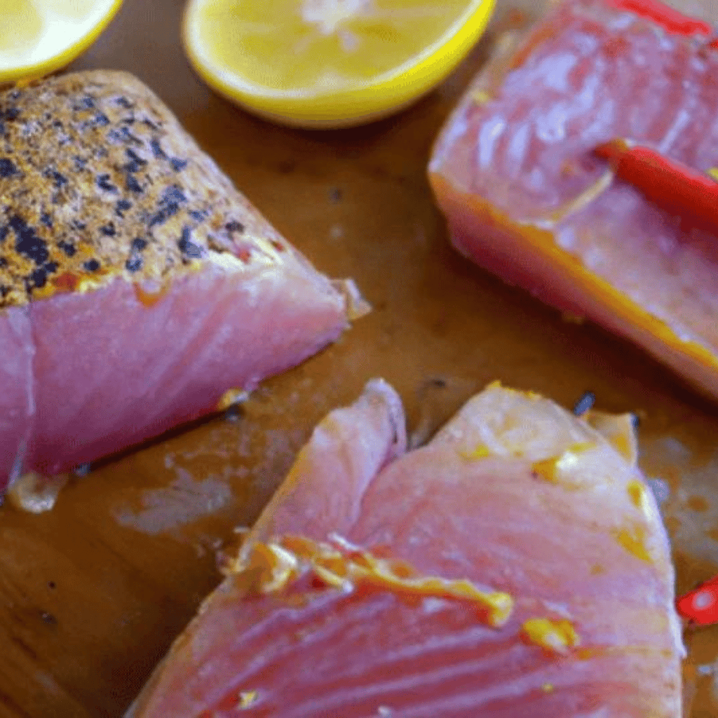 美味烤黃鰭金槍魚配辣椒與檸檬 - Aussie Meat, Meat delivery, online butcher, BBQ Grills, Wine