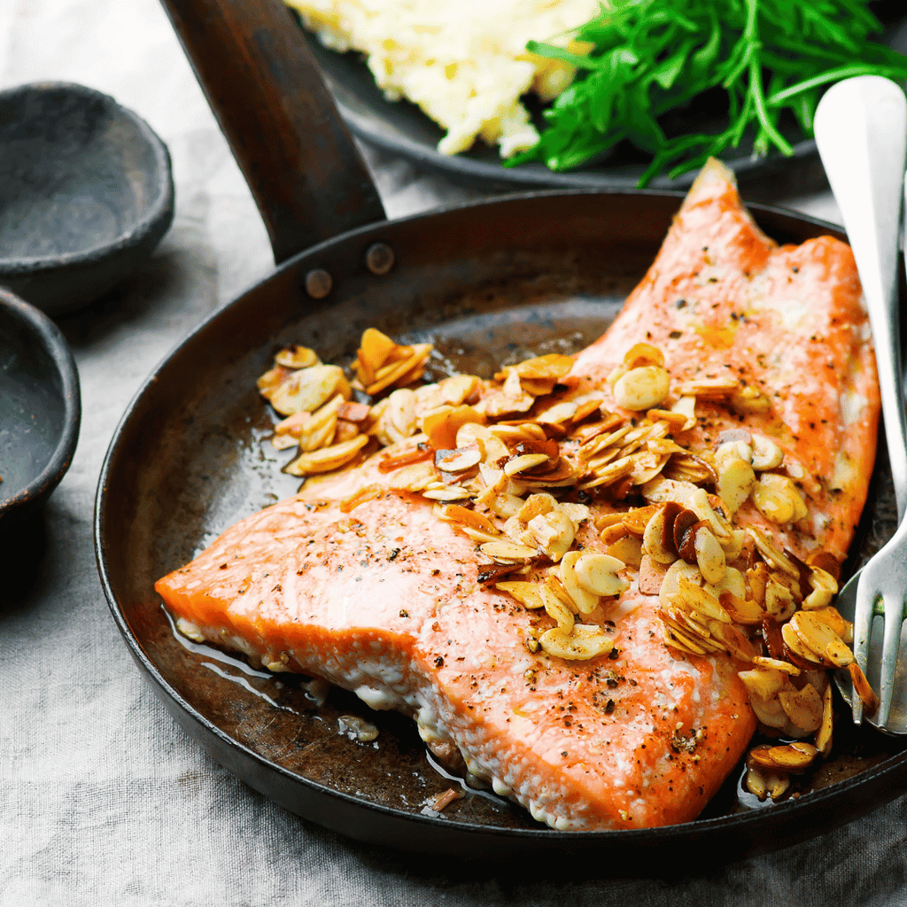 如何準備杏仁焦化奶油海鱒魚？😍😍🌈🌈 - Aussie Meat, Meat delivery, online butcher, BBQ Grills, Wine
