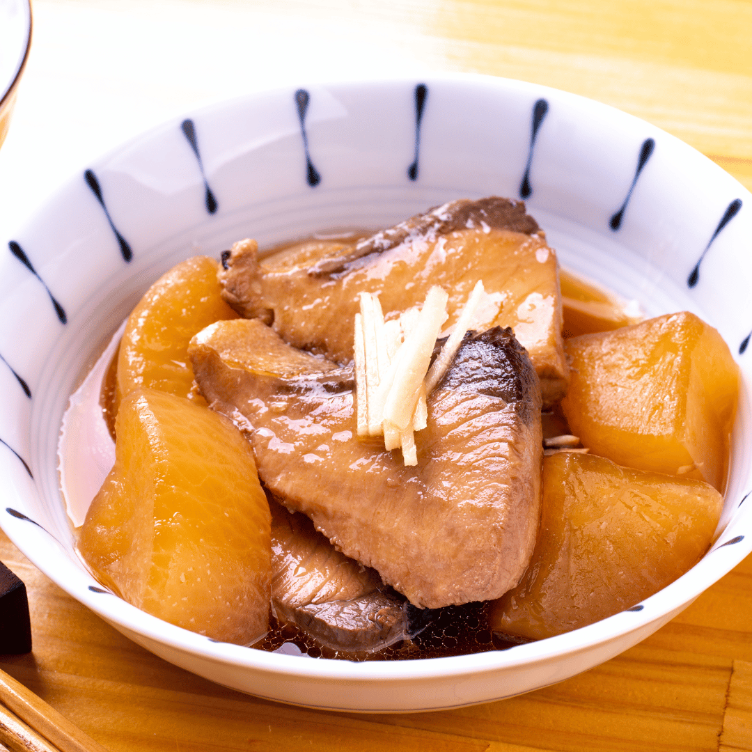 黃尾鰤魚蘿蔔