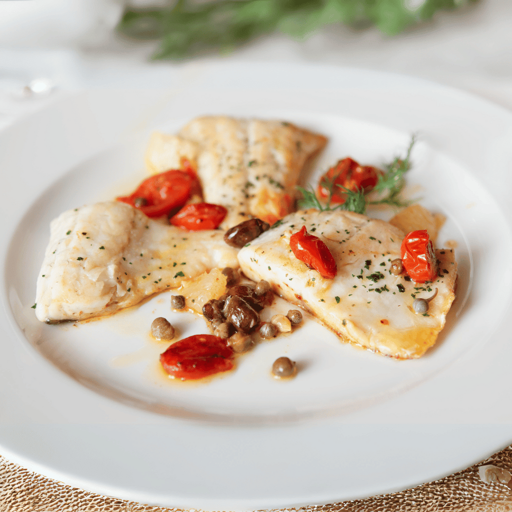 Aussie Meat Recipe | John Dory | Capers | Olives | Tomato | Salad