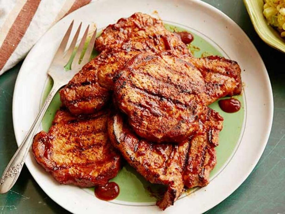 Grilled Pork Chops | Spanish Duroc Pork Chops French Cut | Meat Delivery