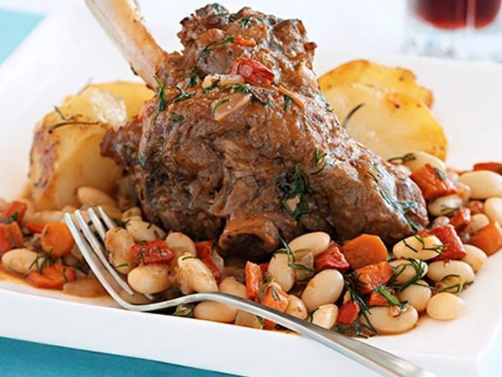 NZ Premium Grassfed Lamb Hind Shanks | Italian-style Instant Pot Lamb Shanks With White Beans | Meat Delivery | Seafood Delivery | Butcher