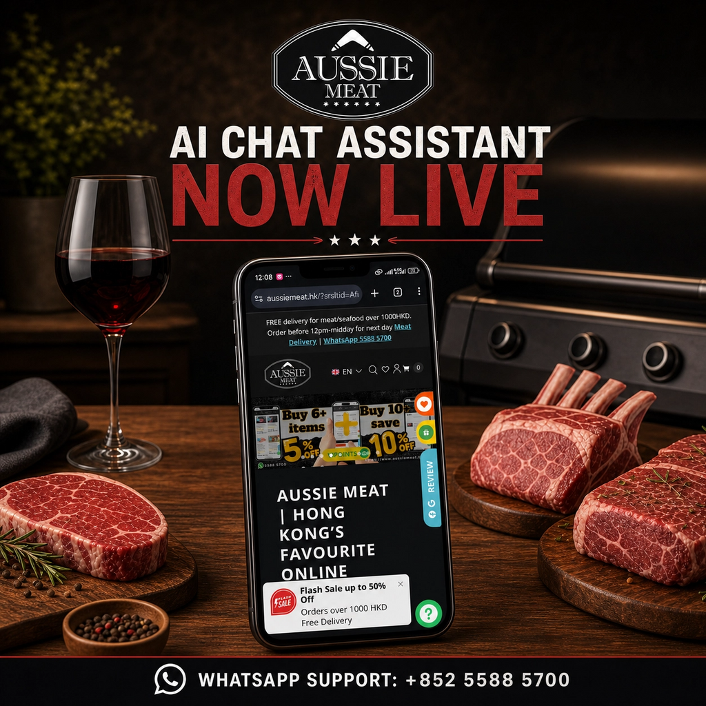 Aussie Meat Launches New AI Assistant to Enhance Your Shopping Experience - Aussie Meat, Meat delivery, online butcher, BBQ Grills, Wine