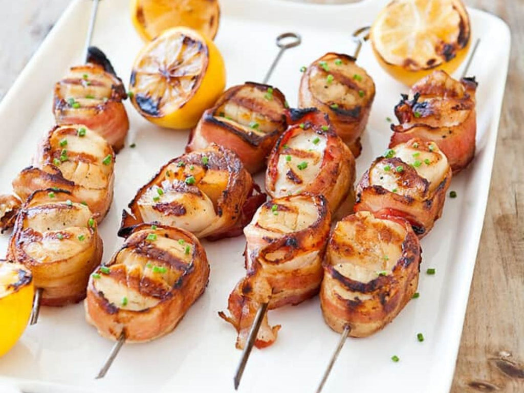 How to prepare Bacon Wrapped Scallop Skewers | Aussie Meat recipes farmers market fresh | Hong Kong's Best Meat delivery HK