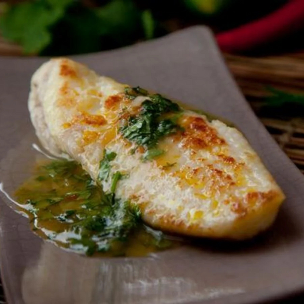 Monk Fish With Sweet Chilli, Spring Onion, Coriander and Lime Butter | Ocean Catch New Zealand Monkfish Boneless and Skinless Fillet | Meat Delivery | Seafood Delivery | Online Butcher | south stream market | meat market