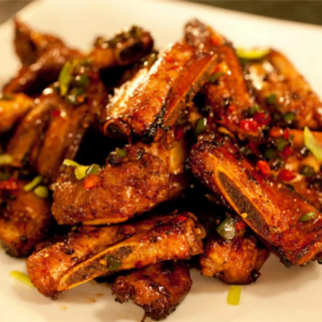 Spicy spareribs in salt and pepper - Aussie Meat, Meat delivery, online butcher, BBQ Grills, Wine