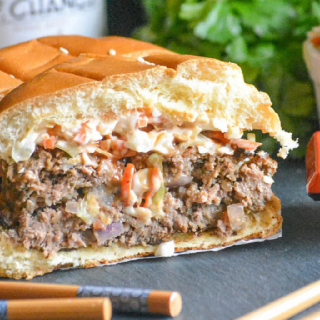 How To Prepare Mongolian Barbeque Burgers With Asian Slaw? - Aussie Meat, Meat delivery, online butcher, BBQ Grills, Wine