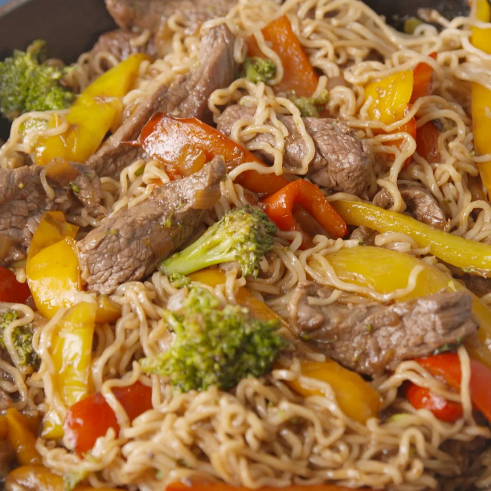 How To Prepare Ramen Noodle Skillet With Steak?