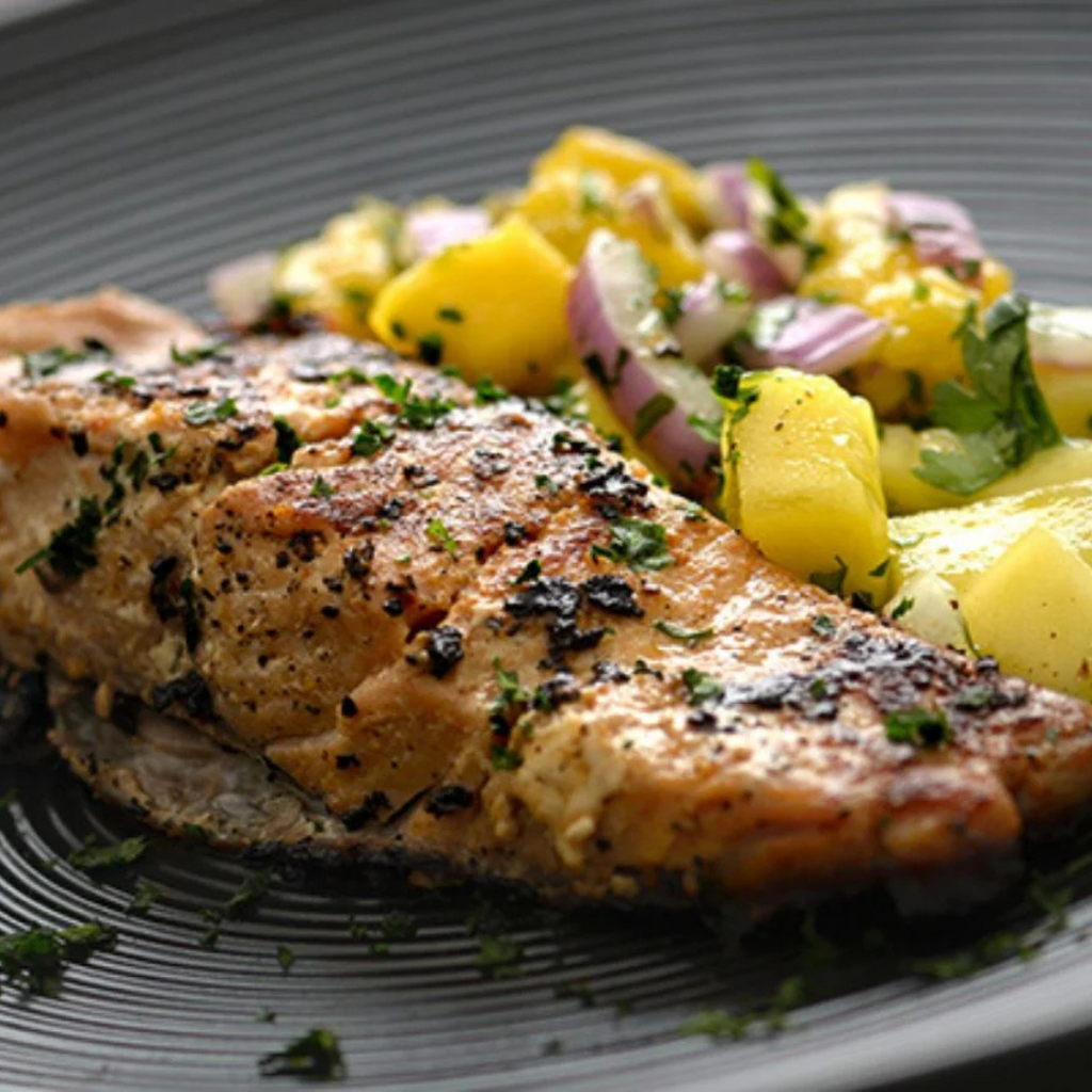 香辣燒烤巴拉蒙迪魚配芒果沙拉 - Aussie Meat, Meat delivery, online butcher, BBQ Grills, Wine