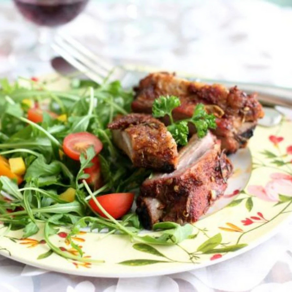Slow Roasted French Pork Ribs | US Pork Spare Ribs And Hormone Free | Meat Delivery | Seafood Delivery | Butcher