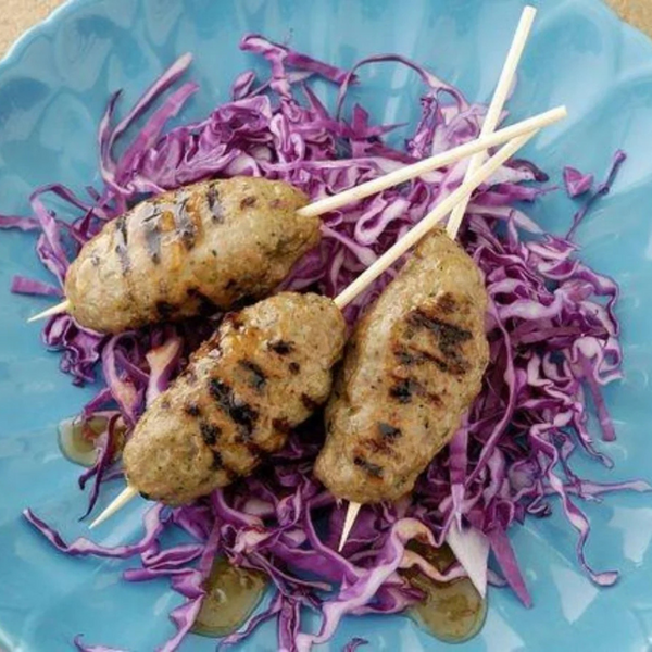 Thai Pork Sausage Skewers | UK Premium Old English Pork Sausages | Meat Delivery | Seafood Delivery | Butcher