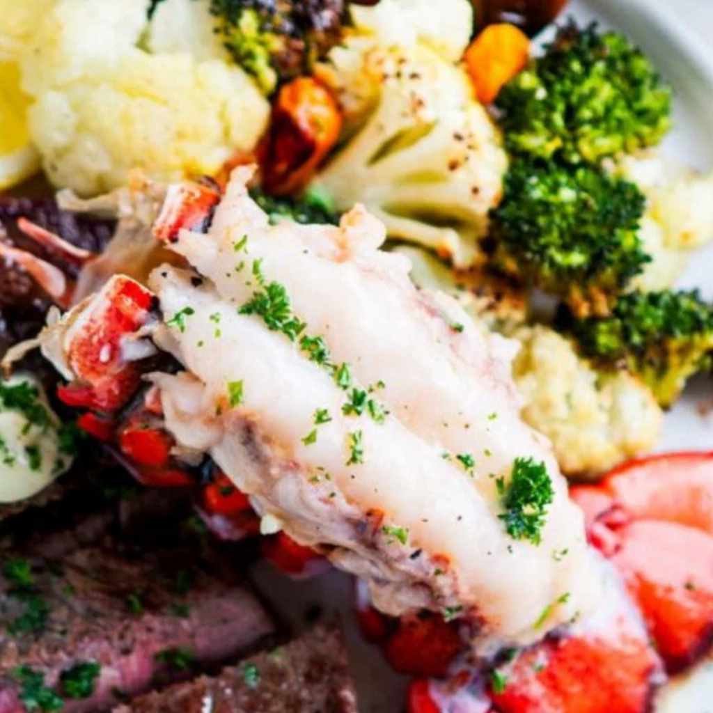 海陸雙拼牛排與龍蝦尾 - Aussie Meat, Meat delivery, online butcher, BBQ Grills, Wine