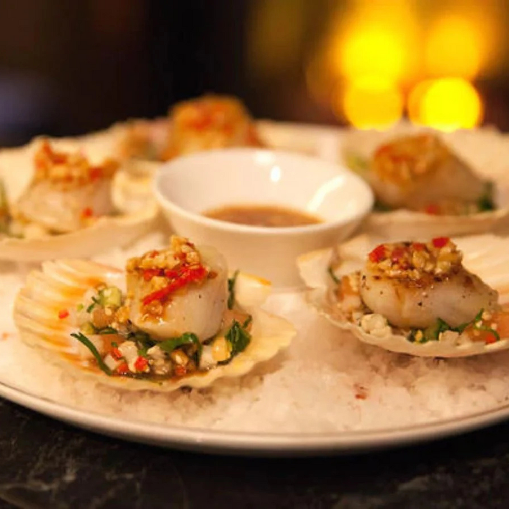 Seared scallops with Vietnamese dressing | Wild Catch US Scallop