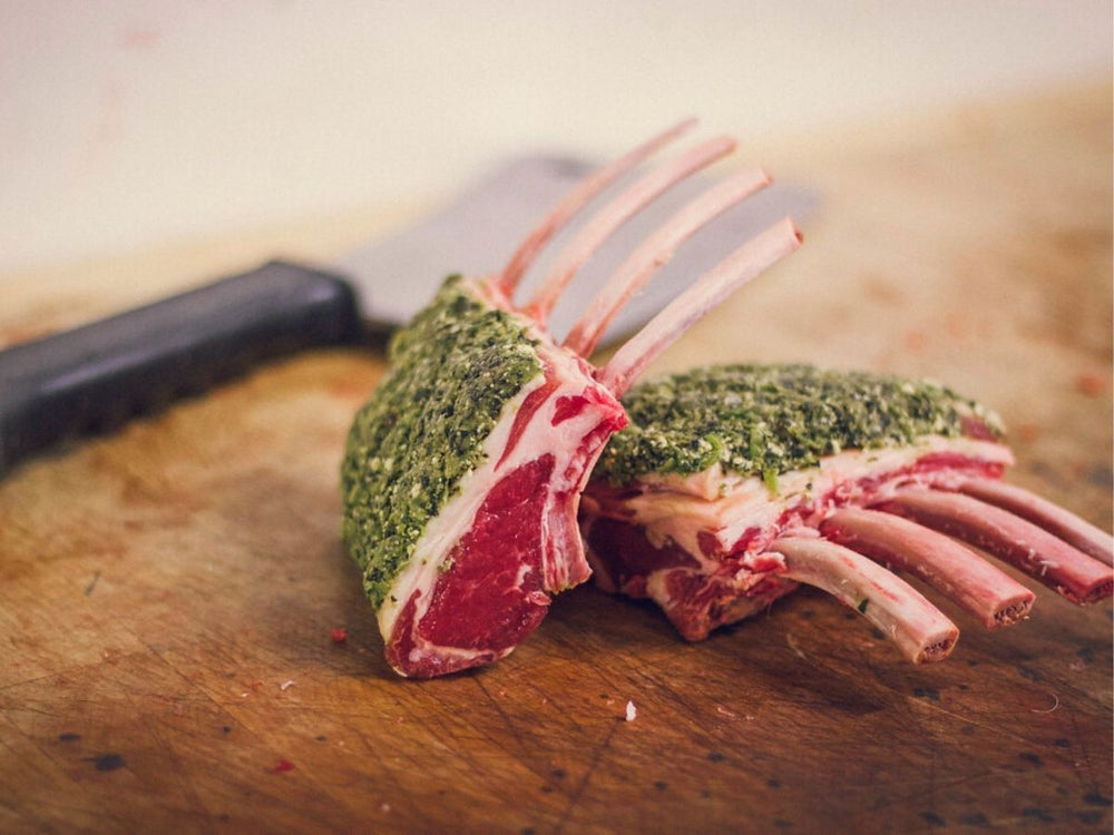 Crusted Rack of Lamb | Meat Delivery | Butcher | Farmers market | NZ Lamb Rack