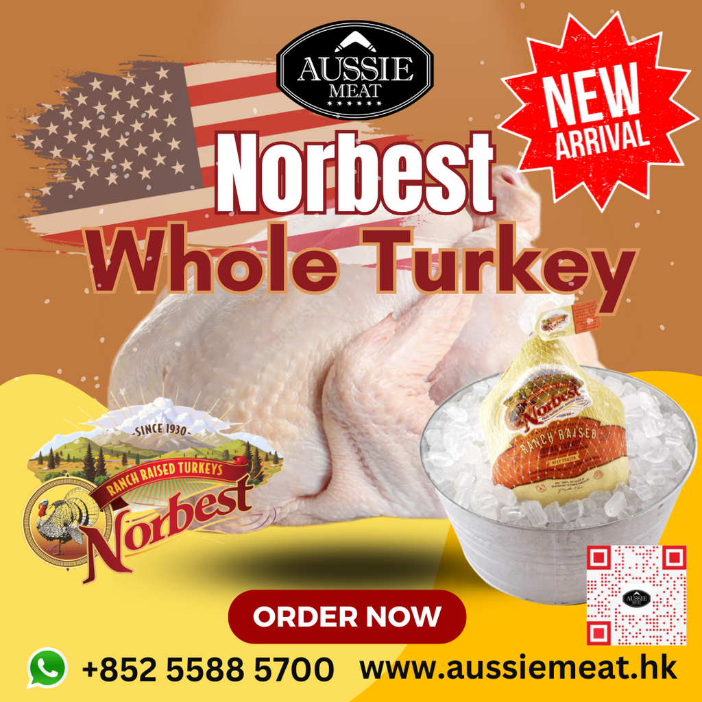 US Hormone Free Uncooked Norbest Whole Turkey - Aussie Meat, Meat delivery, online butcher, BBQ Grills, Wine