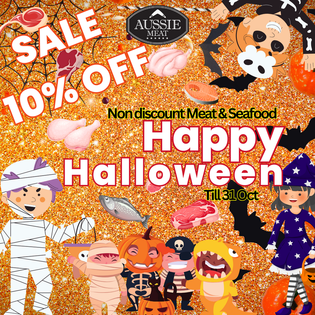 Happy Halloween Sale 10% Off for Non Discounted Meat & Seafood Products | Meat Delivery | Seafood Delivery