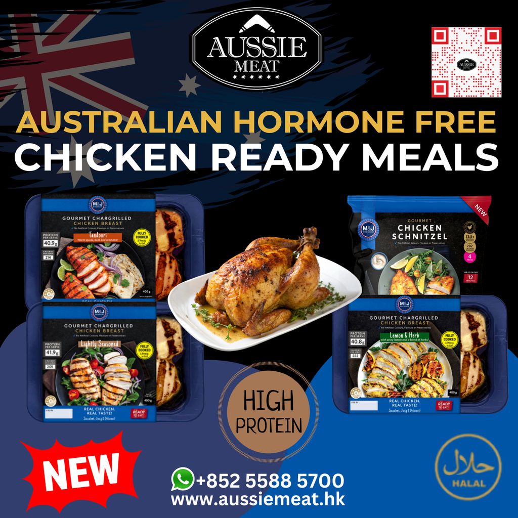 New Products: Australian Hormone Free Chicken Ready Meals - Aussie Meat, Meat delivery, online butcher, BBQ Grills, Wine