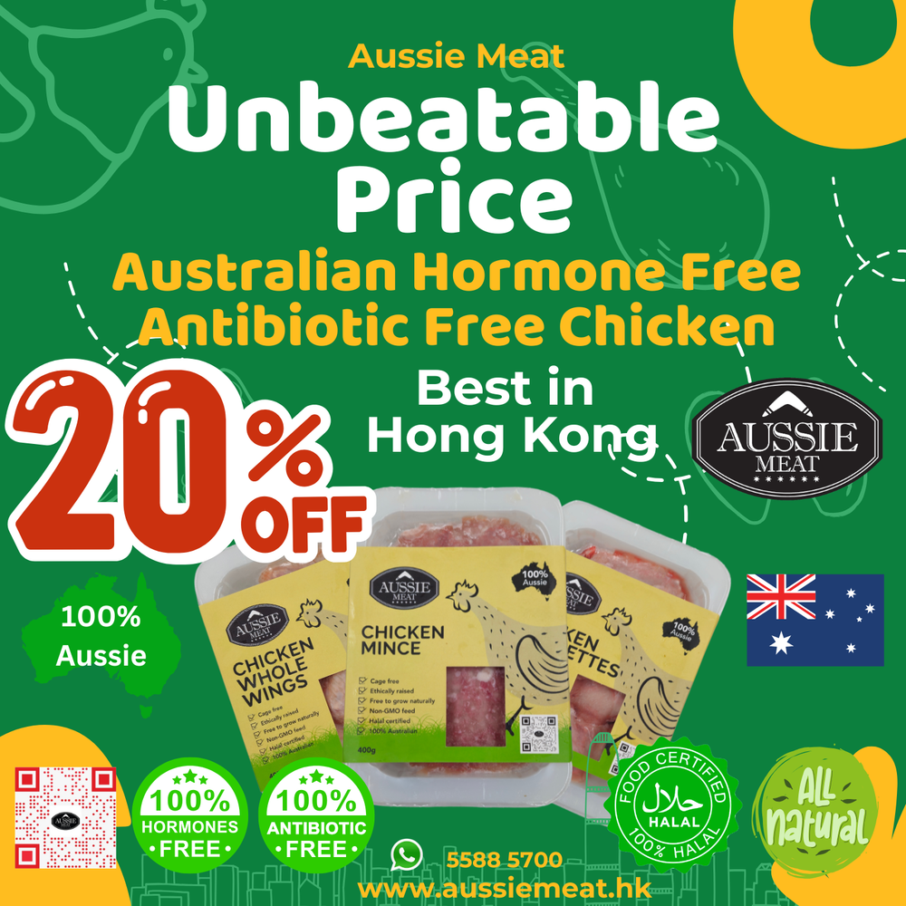 20% Off Aussie Meat Premium Hormone Free Raw Chicken