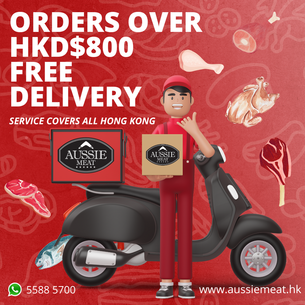 Free Delivery for Orders Over HKD$800 | Meat Delivery | Seafood Delivery