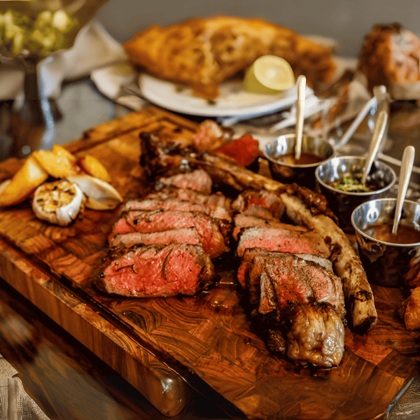 How To Prepare Coffee Rubbed Tomahawk Ribeye With Shaved Potato Pie? | Aussie Meat Meat Delivery Online Butcher BBQ Grills Wine