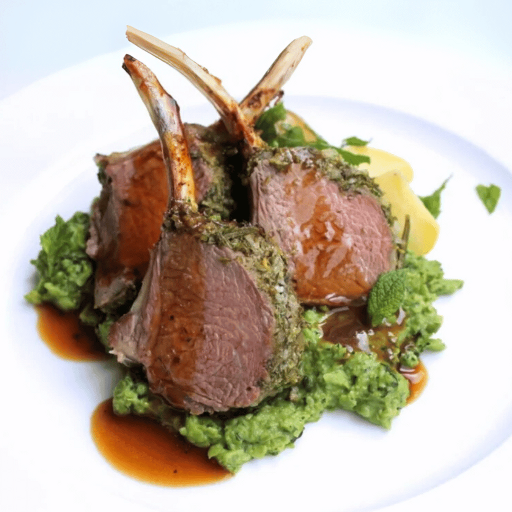 香草羊排配豌豆泥 - Aussie Meat, Meat delivery, online butcher, BBQ Grills, Wine