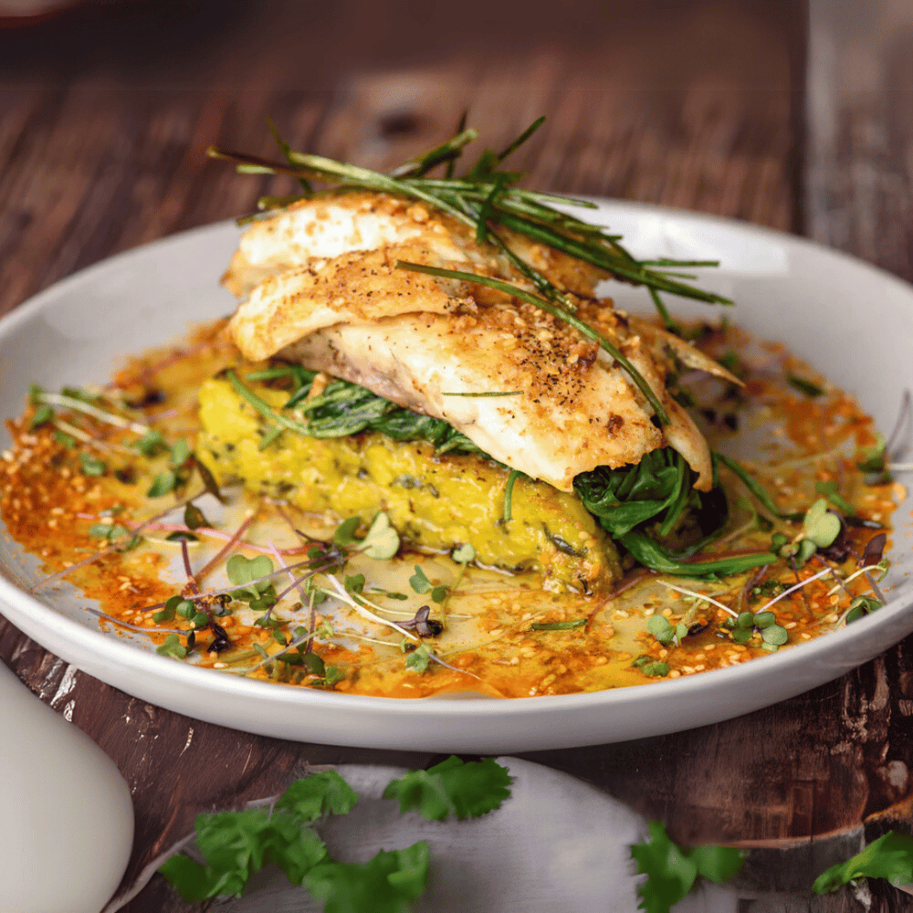 How To Prepare Basil Garlic Barramundi With Tomato Butter Sauce?