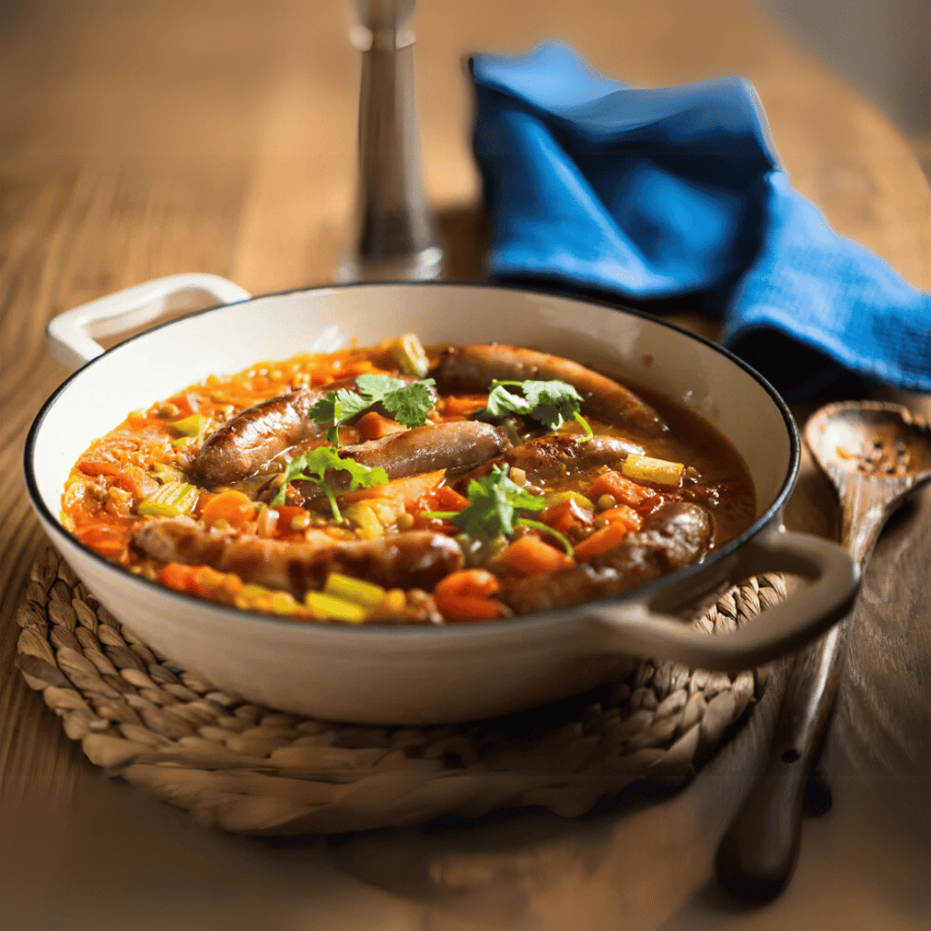 英式牛肉香腸扁豆燉鍋料理 - Aussie Meat, Meat delivery, online butcher, BBQ Grills, Wine