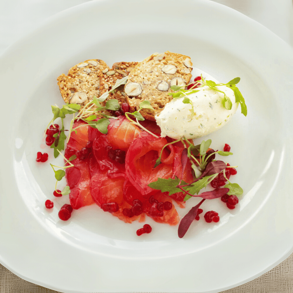 煙燻鮭魚配甜菜根與鮮奶油 - Aussie Meat, Meat delivery, online butcher, BBQ Grills, Wine