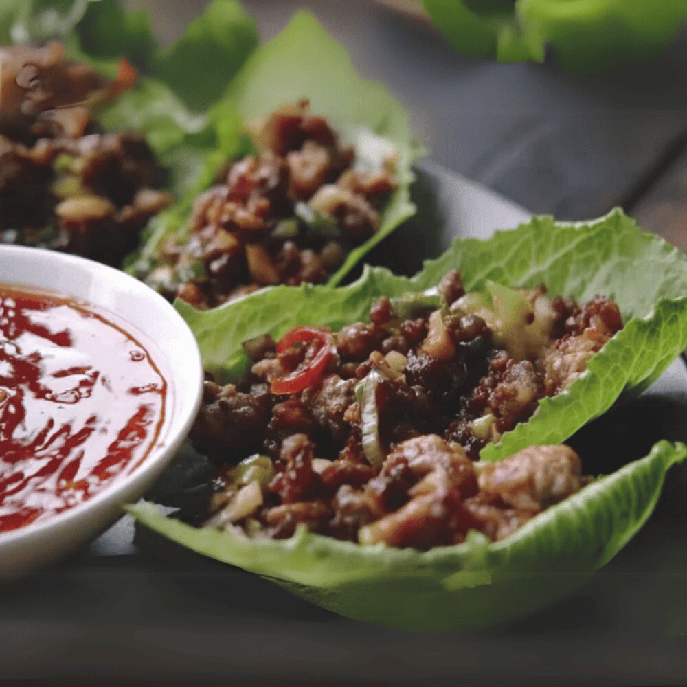 How To Prepare Pork Larb Lettuce Wrap? | Aussie Meat Meat Delivery Online Butcher BBQ Grills Wine