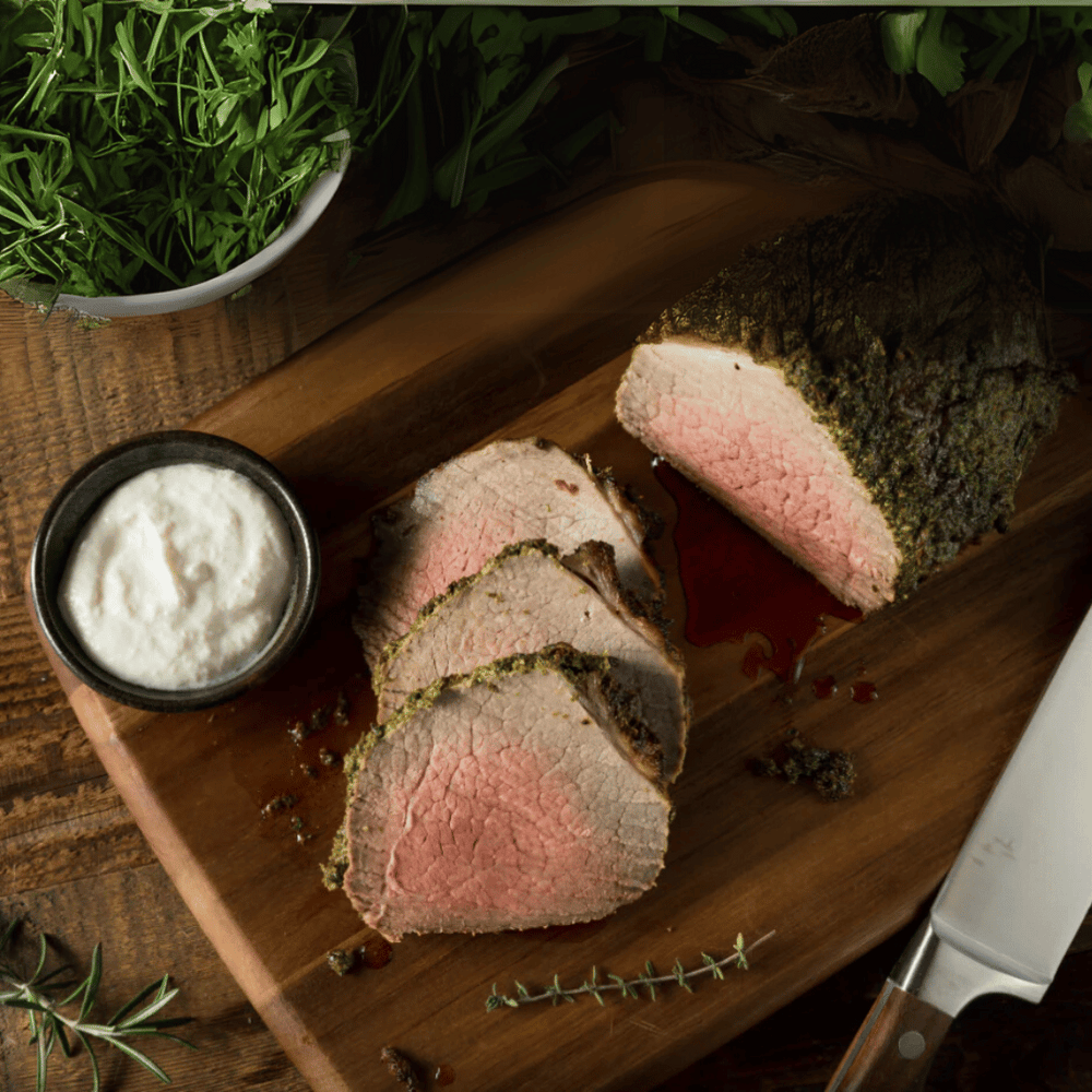 How To Prepare Black Angus Striploin Roast With Garlic Crust? | Aussie Meat Meat Delivery Online Butcher BBQ Grills Wine