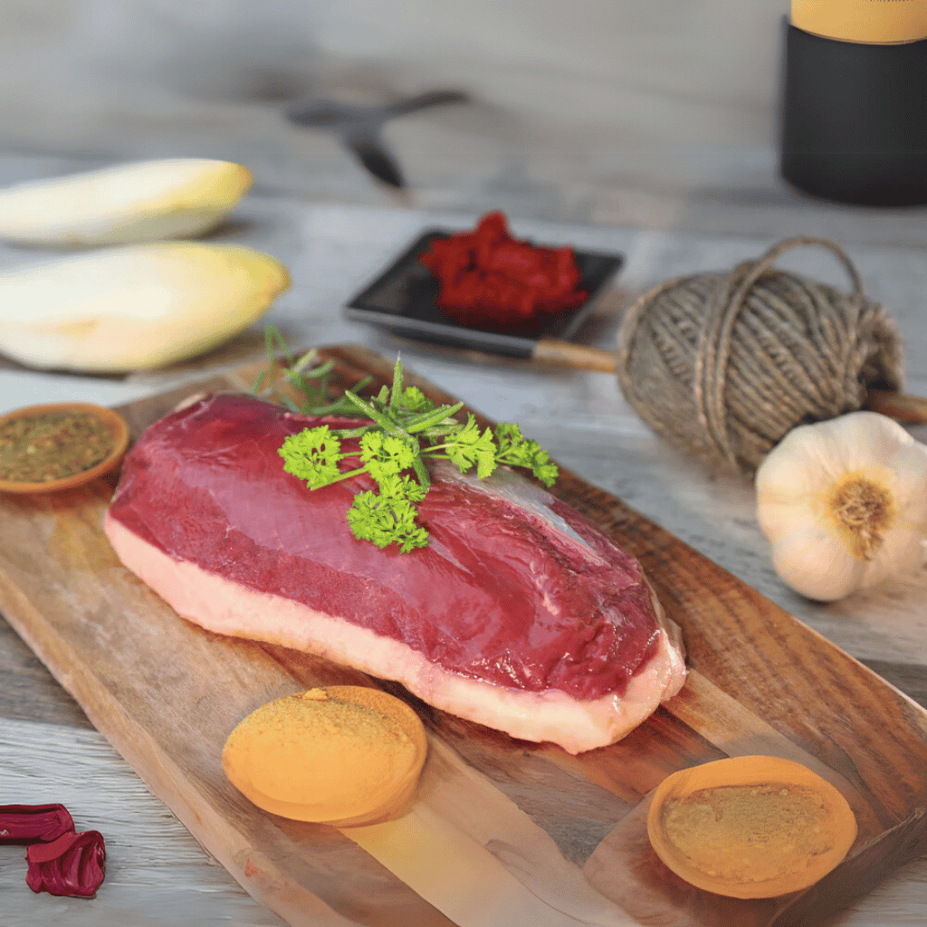 香料烤鴨胸配桃子與羊奶酪沙拉 - Aussie Meat, Meat delivery, online butcher, BBQ Grills, Wine