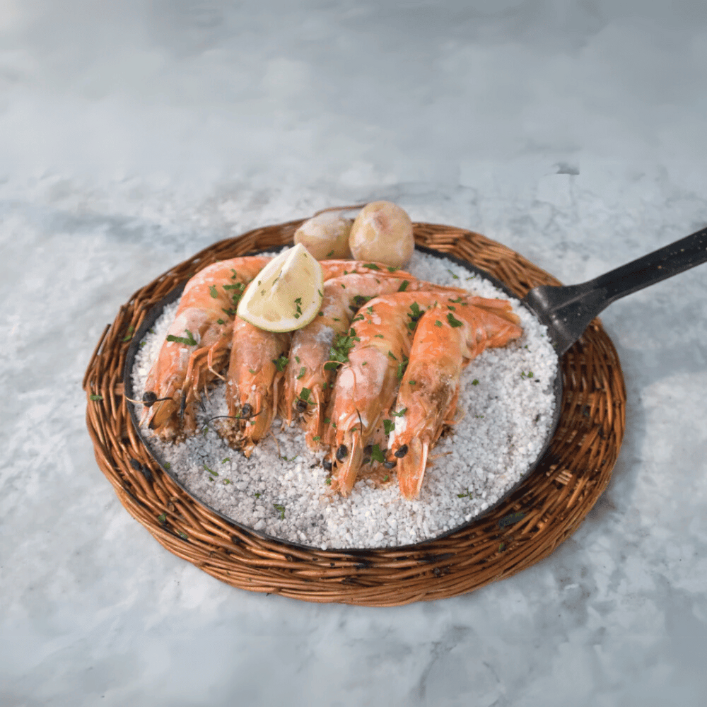 How To Prepare Christmas Tiger Prawns, Chilli, Olive Oil And Parsley?