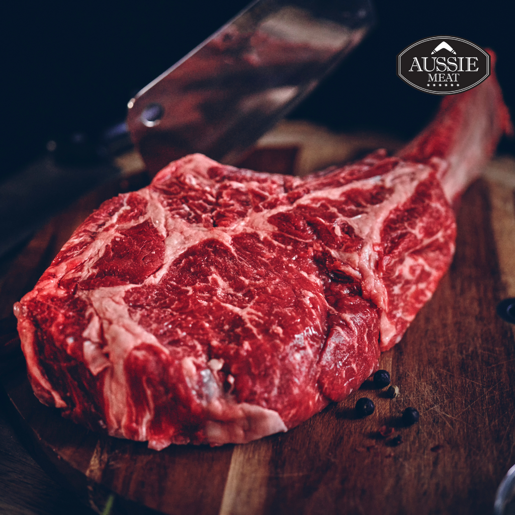 Know Your Meat Cuts - Tomahawk Steak - Aussie Meat, Meat delivery, online butcher, BBQ Grills, Wine