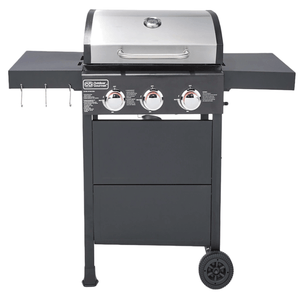 BQ133S Stainless Steel (3 Burners With Side-Burner) | Aussie Meat Meat Delivery Online Butcher BBQ Grills Wine - BQ133S Stainless Steel (3 Burners With Side-Burner) | Delivery & Cover