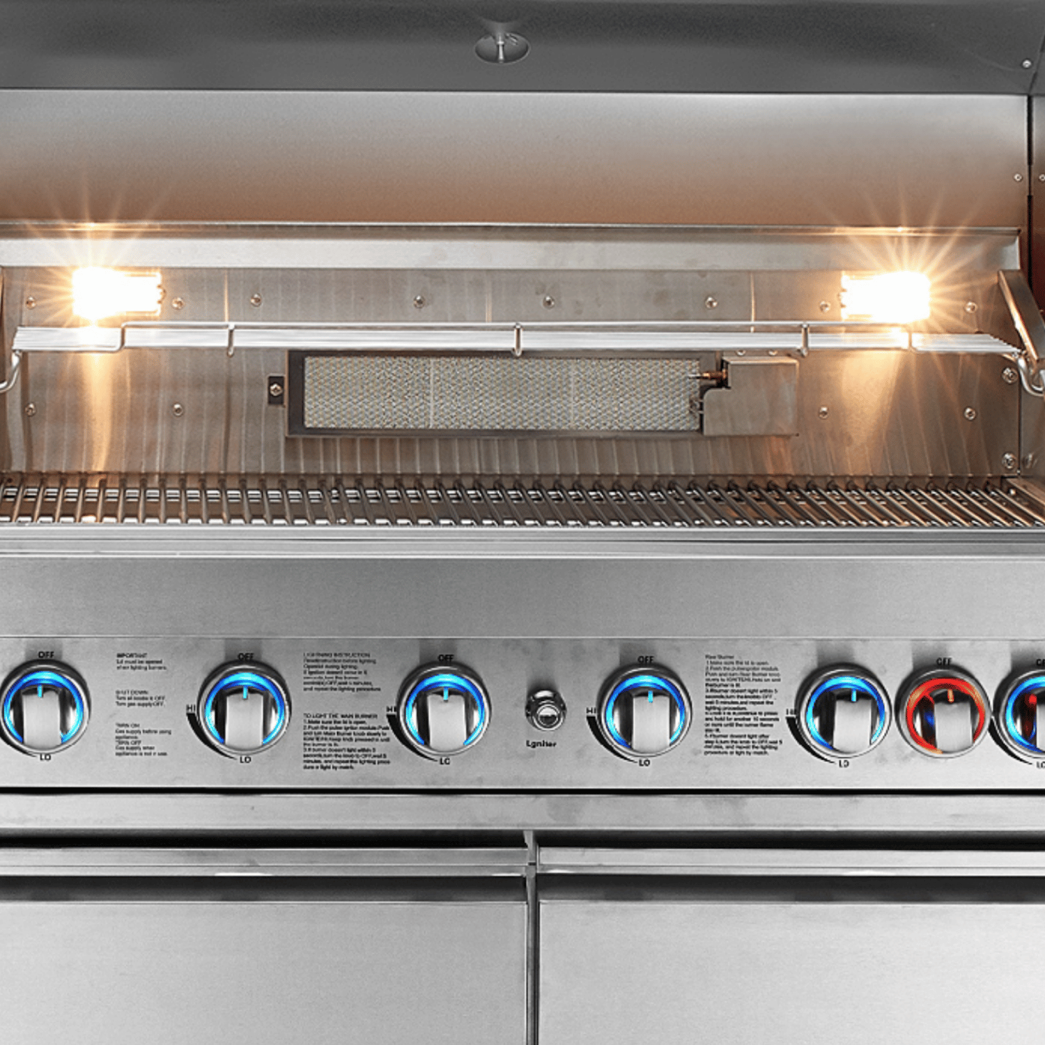 OMG Mini Modular Outdoor Kitchen | Aussie Meat Meat Delivery Online Butcher BBQ Grills Wine - OMG Mini Modular Outdoor Kitchen (6+1 Burner Gas Grill with Tap & Sink)