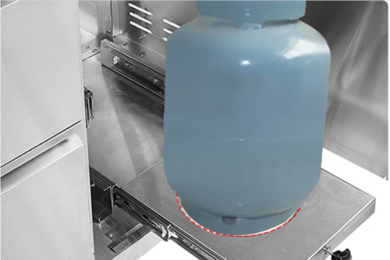 OMG Mini Modular Outdoor Kitchen (6+1 Burner Gas Grill with Tap and Sink) - Aussie Meat, Meat Delivery, Online Butcher, BBQ Grills, Wine