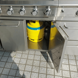 OMG Modular Outdoor Kitchen & Fridge | Aussie Meat Meat Delivery Online Butcher BBQ Grills Wine - OMG組合戶外廚房連冰箱(5爐頭加側爐)|包送貨安裝和外罩