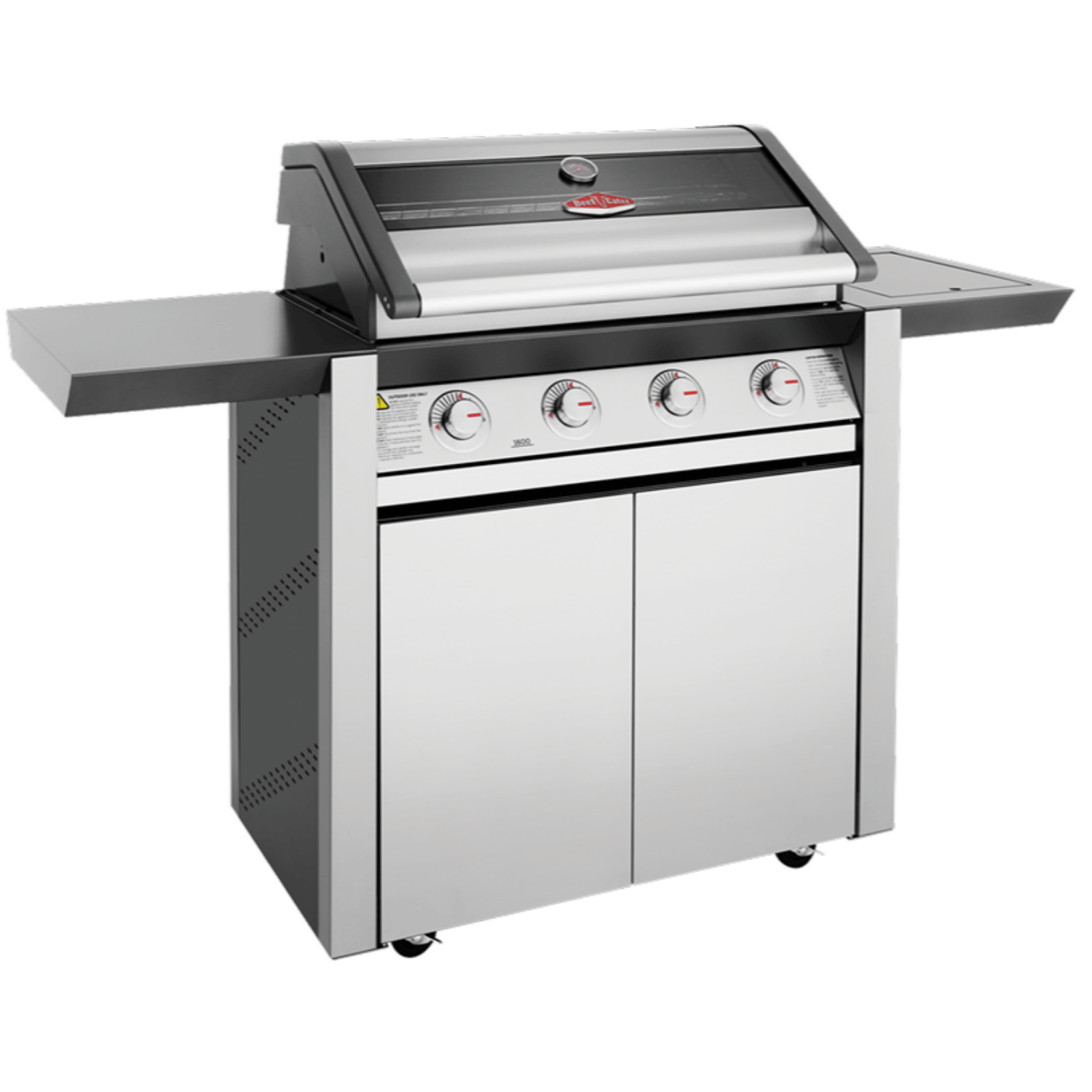 Beefeater 1600S Series | 4 Burner BBQ & Side Burner Trolley | Aussie Meat Meat Delivery Online Butcher BBQ Grills Wine - Aussie Meat燒烤爐 | Beefeater 1600S系列 (4+1 爐頭燃氣燒烤爐附滑輪可推動) 連送貨