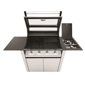 Beefeater 1600S Series | 4 Burner BBQ & Side Burner Trolley | Aussie Meat Meat Delivery Online Butcher BBQ Grills Wine - Beefeater 1600S Series | 4 Burner BBQ & Side Burner Trolley | Delivery & Cover