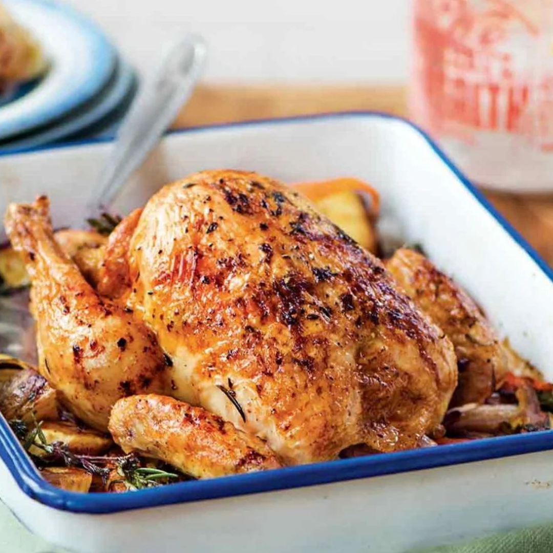 Australian Hormone Free Oven Roasted Whole Chickens | Aussie Meat Meat Delivery Online Butcher BBQ Grills Wine - Wholesale Australian Hormone Free Oven Roasted Whole Chicken (1.2kg x 2 Chickens Per Pack) | Buy 5 Get 1 Free