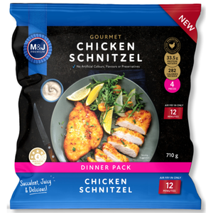 Wholesale Australian Premium Cooked Chicken Breast Schnitzel Dinner Pack (Skinless & Boneless, 710g pack) | Buy 8 Get 2 Free
