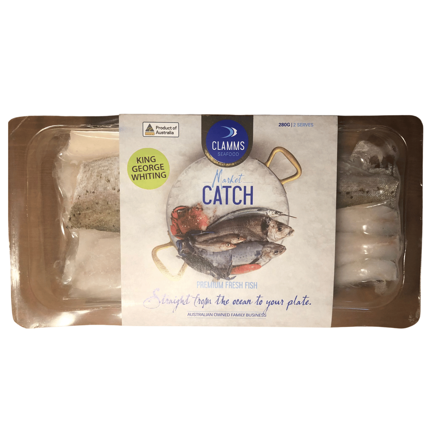 Ocean Catch Australian King George Whiting Fillets | Aussie Meat Meat Delivery Online Butcher BBQ Grills Wine - Australian King George Whiting Fillets Boneless Skin On (280g)