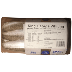 Ocean Catch Australian King George Whiting Fillets | Aussie Meat Meat Delivery Online Butcher BBQ Grills Wine - Australian King George Whiting Fillets Boneless Skin On (280g)