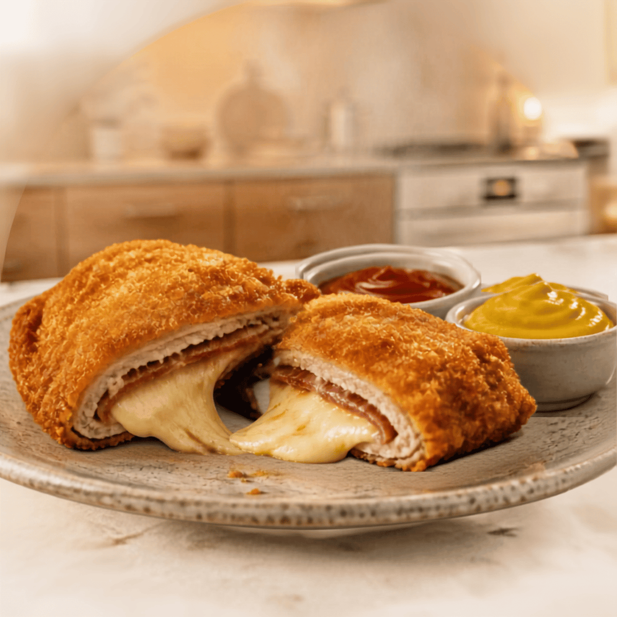 Spanish Mini Cachopo Of Iberico Loin With Cheese (1kg)