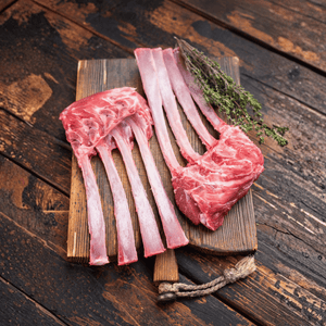 NZ Premium Grass-Fed 2 Lamb Racks Cap Off Frenched | Aussie Meat Meat Delivery Online Butcher BBQ Grills Wine - 紐西蘭優質草飼羊架(2羊架，共8條骨)