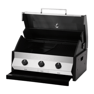 Oaisi ONE Outdoor Kitchen | 3 Burners Gas Grill with Tap and Sink plus Fridge